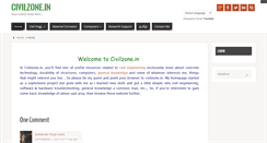 Desktop Screenshot of civilzone.in